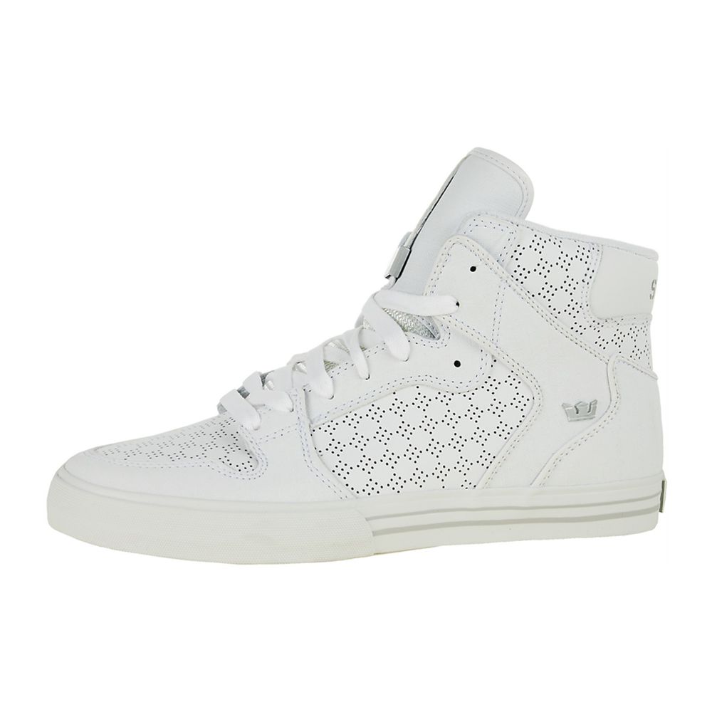 Baskets Montantes Supra Vaider Tuf Blanche Tuf White Homme | VFZ-99963333